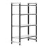 Cambro Camshelving Elements 4-Shelf Solid Starter Shelving Unit – Speckled Gray