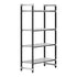 Cambro Camshelving Elements 4-Shelf Vented Starter Shelving Unit – Speckled Gray