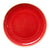 Ariane Twister Red Round Rimless Coupe Porcelain Plate ( Case Of 12 )