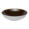 Ariane Twister Mokka 8 1/4" Two-Tone Round Porcelain Deep Coupe Plate ( Case Of 6 )