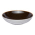 Ariane Twister Mokka 8 1/4" Two-Tone Round Porcelain Deep Coupe Plate ( Case Of 6 )
