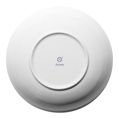 Ariane Twister Mokka 8 1/4" Two-Tone Round Porcelain Deep Coupe Plate ( Case Of 6 )