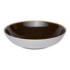 Ariane Twister 7" Mokka and White Two-Tone Round Porcelain Deep Coupe Plate ( Case Of 6 )