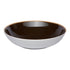 Ariane Twister 7" Mokka and White Two-Tone Round Porcelain Deep Coupe Plate ( Case Of 6 )