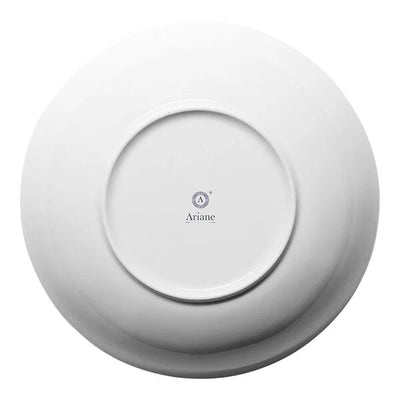 Ariane Twister 7" Mokka and White Two-Tone Round Porcelain Deep Coupe Plate ( Case Of 6 )