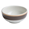 Ariane Twister 5 1/2" Mokka and White Two-Tone Round Porcelain Bowl ( Case Of 8 )