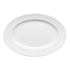 Ariane Orba Oval Embossed Wide Rim Porcelain Platter ( Case Of 12 )