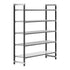 Cambro Camshelving Elements 5-Shelf Vented/Solid Starter Shelving Unit – Speckled Gray