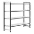 Cambro Camshelving Elements 4-Shelf Solid Starter Shelving Unit – Speckled Gray