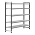 Cambro Camshelving Elements 5-Shelf Vented Starter Shelving Unit – Speckled Gray