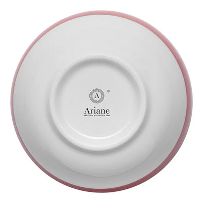 Ariane Twister Red Red and White Two-Tone Round Porcelain Bowl ( Case Of 12 )