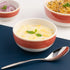 Ariane Twister Red Red and White Two-Tone Round Porcelain Bowl ( Case Of 12 )