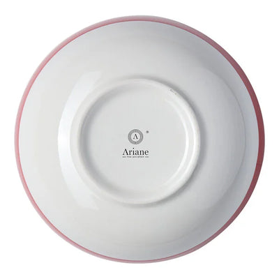 Ariane Twister Red 5 1/2" Red and White Two-Tone Round Porcelain Bowl ( Case Of 8 )