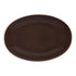 Ariane Twister 10 1/4" Mokka Oval Coupe Porcelain Plate ( Case Of 12 )