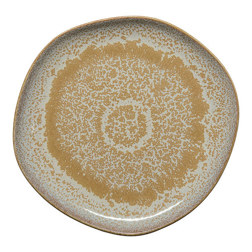 Ariane Mohenjodaro Irregular Round Porcelain Flat Plate ( Case Of 12 )