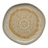 Ariane Mohenjodaro Irregular Round Porcelain Flat Plate ( Case Of 12 )