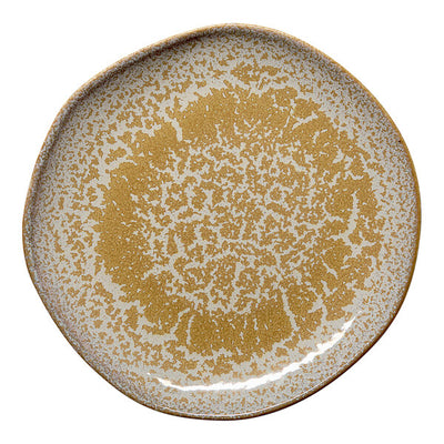 Ariane Mohenjodaro Irregular Round Porcelain Flat Plate ( Case Of 12 )