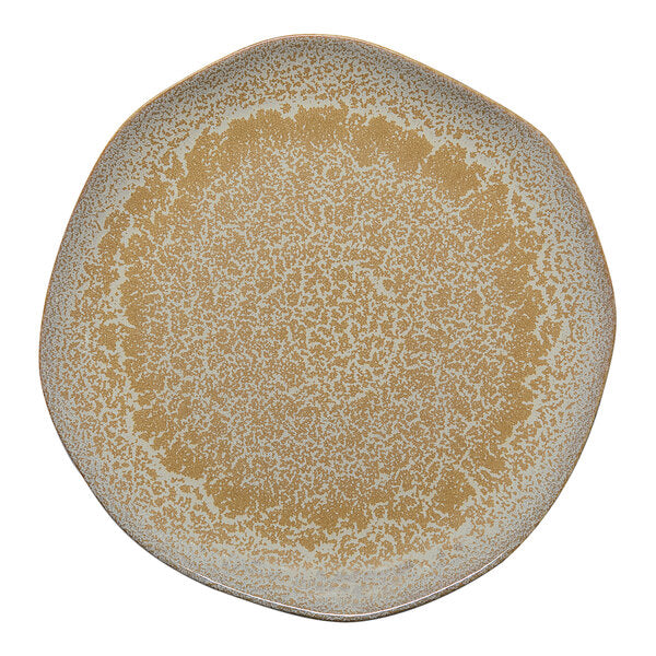 Ariane Mohenjodaro Irregular Round Porcelain Flat Plate ( Case Of 6 )