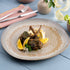 Ariane Mohenjodaro Irregular Round Porcelain Flat Plate ( Case Of 6 )