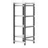 Cambro Camshelving Elements 4-Shelf Solid Starter Shelving Unit – Speckled Gray