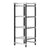 Cambro Camshelving Elements 4-Shelf Vented Starter Shelving Unit – Speckled Gray