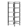 Cambro Camshelving Elements 5-Shelf Vented Starter Shelving Unit – Speckled Gray