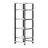 Cambro Camshelving Elements 4-Shelf Solid Starter Shelving Unit – Speckled Gray