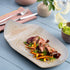 Ariane Mohenjodaro 7 7/8'' Rectangular Asymmetric Porcelain Platter ( Case Of 6 )
