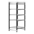 Cambro Camshelving Elements 5-Shelf Vented Starter Shelving Unit – Speckled Gray