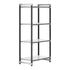 Cambro Camshelving Elements 4-Shelf Solid Starter Shelving Unit – Speckled Gray