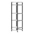 Cambro Camshelving Elements 4-Shelf Vented/Solid Starter Shelving Unit – Speckled Gray