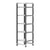 Cambro Camshelving Elements 5-Shelf Vented/Solid Starter Shelving Unit – Speckled Gray