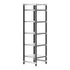 Cambro Camshelving Elements 5-Shelf Solid Starter Shelving Unit – Speckled Gray