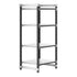 Cambro Camshelving Elements 4-Shelf Solid Starter Shelving Unit – Speckled Gray