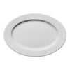 Ariane Orba Oval Embossed Wide Rim Porcelain Platter ( Case Of 6 )