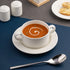 Ariane Orba 10 1/7 Oz  Round Embossed Porcelain Soup Bowl with Handles ( Case Of 8 )