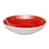 Ariane Twister Red 8 1/4" Round Two-Tone Round Porcelain Deep Coupe Plate ( Case Of 6 )