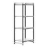 Cambro Camshelving Elements 4-Shelf Vented/Solid Starter Shelving Unit – Speckled Gray