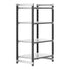 Cambro Camshelving Elements 4-Shelf Solid Starter Shelving Unit – Speckled Gray