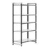 Cambro Camshelving Elements 5-Shelf Solid Starter Shelving Unit – Speckled Gray