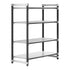 Cambro Camshelving Elements 4-Shelf Vented/Solid Starter Shelving Unit – Speckled Gray