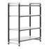 Cambro Camshelving Elements 4-Shelf Solid Starter Shelving Unit – Speckled Gray