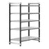 Cambro Camshelving Elements 5-Shelf Vented Starter Shelving Unit – Speckled Gray