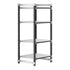 Cambro Camshelving Elements 4-Shelf Vented Starter Shelving Unit – Speckled Gray