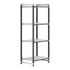 Cambro Camshelving Elements 4-Shelf Vented Starter Shelving Unit – Speckled Gray
