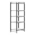 Cambro Camshelving Elements 5-Shelf Vented/Solid Starter Shelving Unit – Speckled Gray