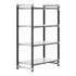 Cambro Camshelving Elements 4-Shelf Solid Starter Shelving Unit – Speckled Gray