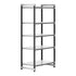 Cambro Camshelving Elements 5-Shelf Solid Starter Shelving Unit – Speckled Gray