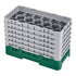 Cambro Camrack 17 Compartment Half Size Glass Rack with 11 3/4 Inch Compartments ( Case of 2 )