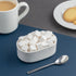 Ariane Eclipse Oval Embossed Porcelain Sugar Packet Holder ( Case Of 12 )